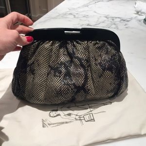 Junior Drake Snakeskin Clutch